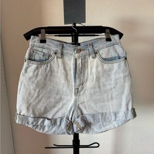 BDG Light Blue Jean Shorts